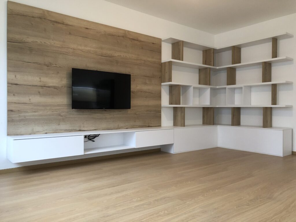 obyvackova stena na mieru vyrobená pre byt v Malacky – OK Interier