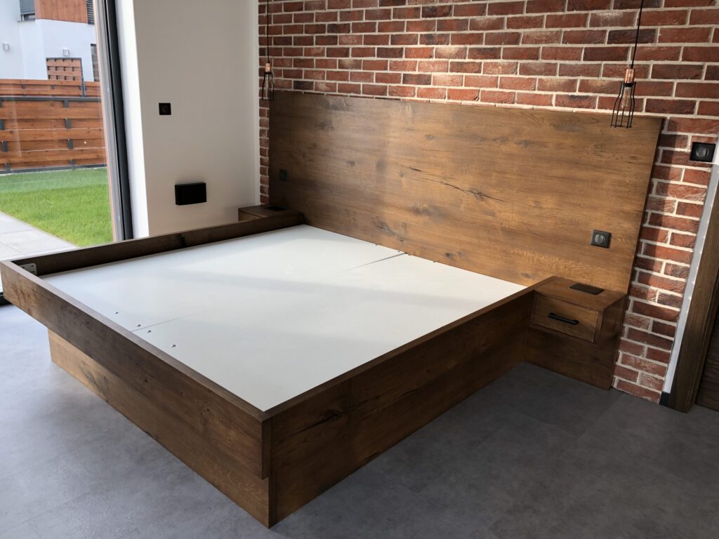 Kuchyna a spalna na mieru vyrobená pre byt v Malacky – OK Interier